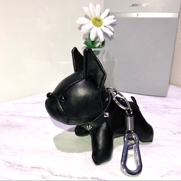 🚫SOLD🚫French Bulldog Bag Charm in Black - Picture 2 of 5